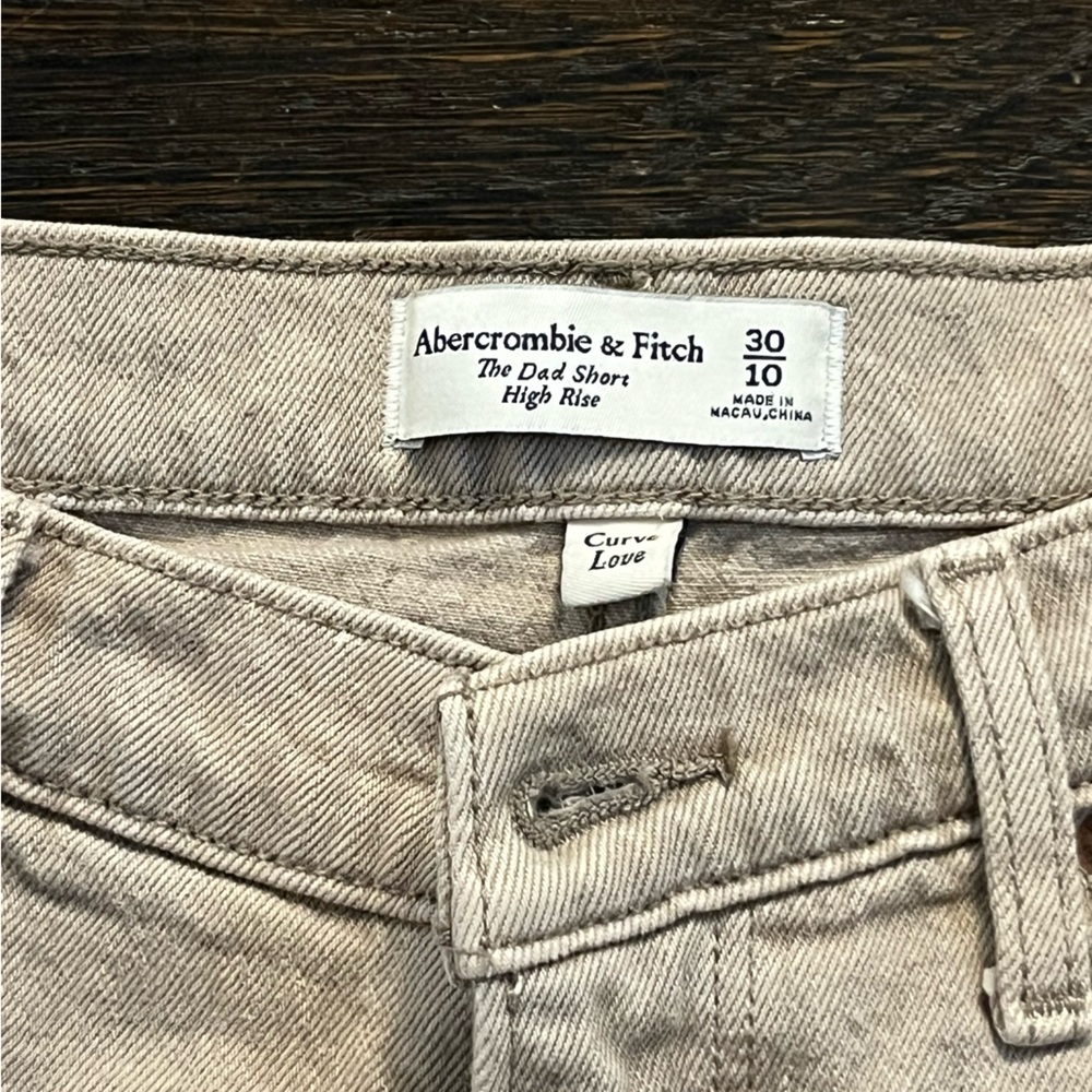 Abercrombie & Fitch Tan Jean Shorts